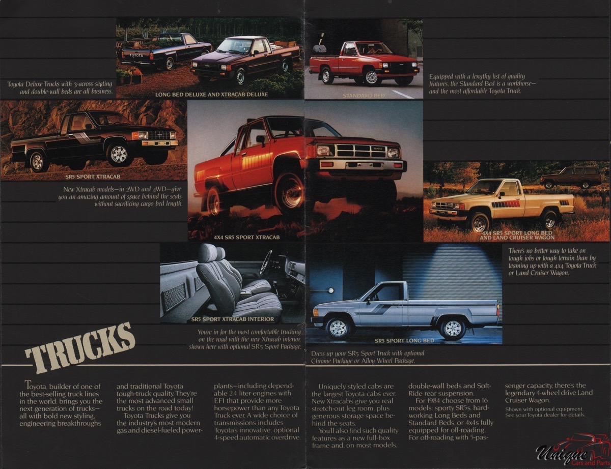 1984 Toyota Full-Lineup Brochure Page 6